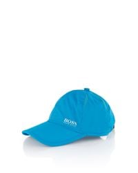 BOSS Green Blue 'crit' | Nylon Cap With Mesh Vents for men