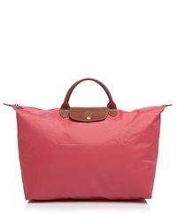 Longchamp | Pink Le Pliage Travel Bag | Lyst