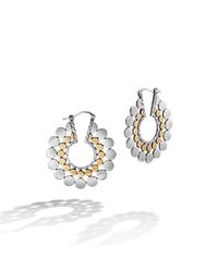 John Hardy | Metallic Medium Side Facing Hoop Earrings | Lyst