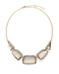 Alexis Bittar | Metallic Desert Jasmine Lucite & Crystal Bib Necklace | Lyst