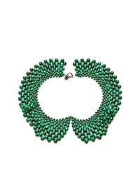 Masterpeace | Green Malachite Bead Czar Collar Necklace | Lyst