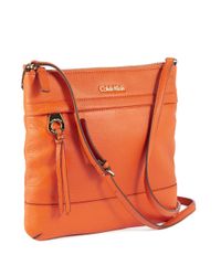 calvin klein orange handbag