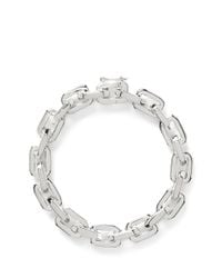 Eddie Borgo | Metallic 'supra' Small Geometric Link Bracelet | Lyst