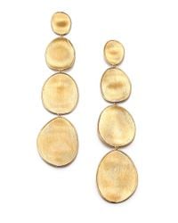 Marco Bicego | Metallic Lunaria 18k Yellow Gold Long Drop Earrings | Lyst
