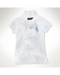 Ralph Lauren | White Big Pony Stretch Polo | Lyst