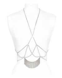 Maria Francesca Pepe | Metallic Tribal Triangle Body Jewellery | Lyst