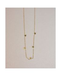 Tai | Metallic 5 Star Necklace | Lyst