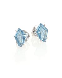 Alexis Bittar Fine | Midnight Marquis Blue Quartz & Sterling Silver Kite Stud Earrings | Lyst