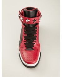 Givenchy | Black Tyson Star High-top Sneaker | Lyst