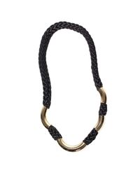 FLorian | Metallic Gold Braid Necklace | Lyst