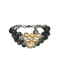 Antica Murrina - Gray Atelier Nuance - Grey & Amber Murano Glass Bracelet - Lyst