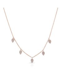 Anne Sisteron - 14Kt Yellow Gold Diamond Tessa Necklace - Lyst