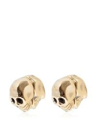 Givenchy | Metallic Skull Magnetic Earrings | Lyst