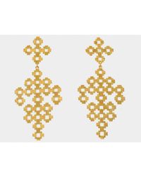Zoe & Morgan | Metallic Chimi Earrings | Lyst