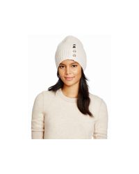 Michael Kors | Beige Waffle Stitch Slouchy Hat - 100% Bloomingdale's Exclusive | Lyst