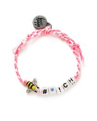 Venessa Arizaga | Pink 'bee#!ch' Bracelet | Lyst