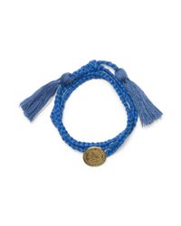 Club Monaco | Blue Coin Bracelet | Lyst