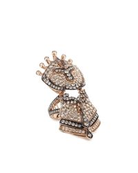 Bochic | Multicolor Brown And White Diamond Conquistador Ring | Lyst