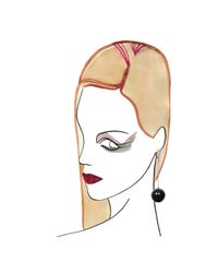 Marion Vidal | Metallic Black Bauble Earrings | Lyst
