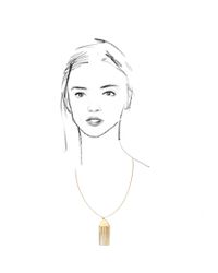 Lele Sadoughi | Metallic Comb Tassel Pendant | Lyst