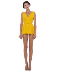 Norma Kamali | Yellow Goddess Swim Dress | Lyst