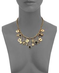 Marc By Marc Jacobs | Black Stardust Charm Necklace | Lyst