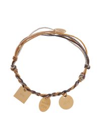 La Mome Bijou | Metallic 3 Charm Live Love Bracelet | Lyst