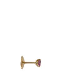 Yvonne Léon | Metallic Sapphire Stud Earring | Lyst