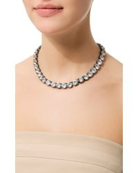Fallon | Metallic Classique Crystal Necklace | Lyst