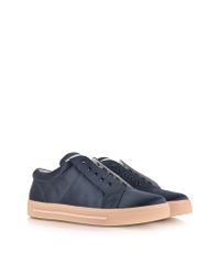 Marc By Marc Jacobs | Navy Blue Satin Sneaker | Lyst