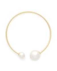 Kenneth Jay Lane | White Large Pearl Choker Necklace | Lyst