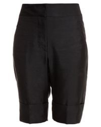 Acne Studios | Black Saviour Sh S Tw Silk Short | Lyst