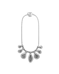 Diane von Furstenberg | Metallic Shaky Teardrop Frontal Necklace | Lyst