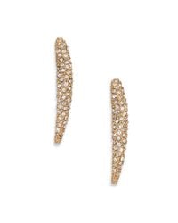 Alexis Bittar | Metallic Miss Havisham Crystal Arc Drop Earrings | Lyst