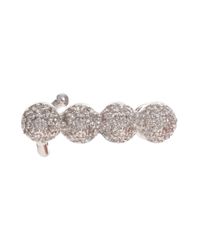 Eddie Borgo | Metallic Pave Small Cone Ear Cuff for Men | Lyst