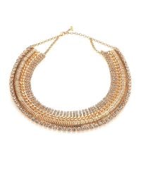 ABS By Allen Schwartz | Metallic Bitter Not Sweet Multi-chain Collar Necklace | Lyst