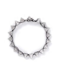 Eddie Borgo | Metallic Small Cone Bracelet for Men | Lyst
