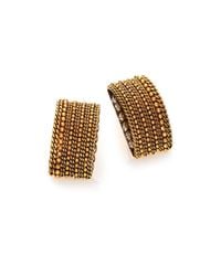 Erickson Beamon | Metallic Velvet Underground Chain Button Earrings | Lyst