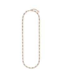 Valentino | Metallic Pearl And Crystal Long Necklace | Lyst