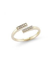 Dana Rebecca | Pink Sylvie Rose Open Bar Ring In Gold | Lyst