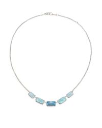 Ippolita | Metallic Rock Candy Larimar, Aquamarine & Sterling Silver Horizontal Stone Necklace | Lyst