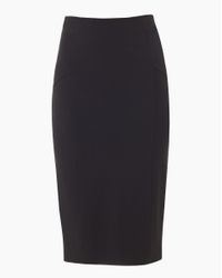Veronica Beard | Black Vail High Waisted Seamed Skirt | Lyst