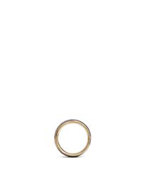 Alexander McQueen | Black Enamel Logo Ring | Lyst