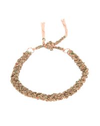 Carolina Bucci | Multicolor Braided Silk/gold Bracelet | Lyst