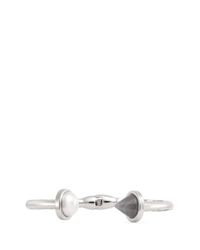 Eddie Borgo | Metallic Agate Cone Pearl Hinge Cuff | Lyst