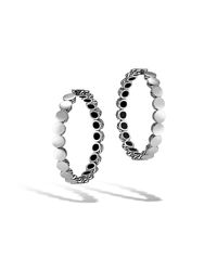 John Hardy | Metallic Dot Medium Hoop Earrings | Lyst