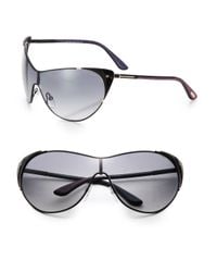 Tom Ford | Black Vanda 59Mm Modified Shield Sunglasses | Lyst