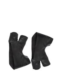 Julius | Black Leather 3 Finger Gloves for Men | Lyst