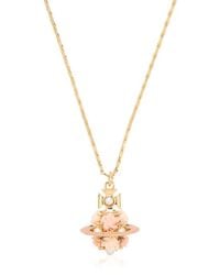 Vivienne Westwood | Metallic Rose Small Orb Pendant Necklace | Lyst