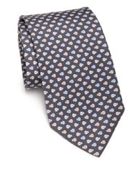 Ferragamo | Gray Ladybug Silk Tie for Men | Lyst